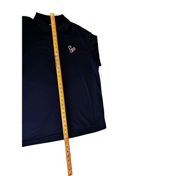 Houston Texans Polo Shirt Antigua Men's Large Blue Short Sleeve - Picture 11 of 14